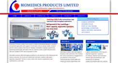 Desktop Screenshot of biomedicsproducts.com